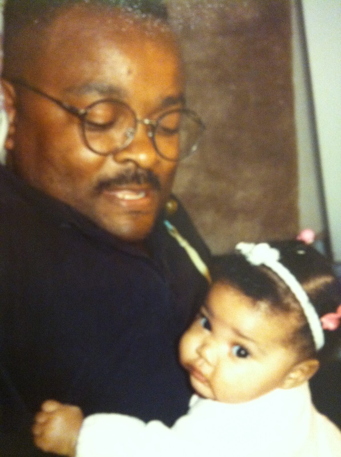 Michael and Gabriell Gaiter, foreheads together