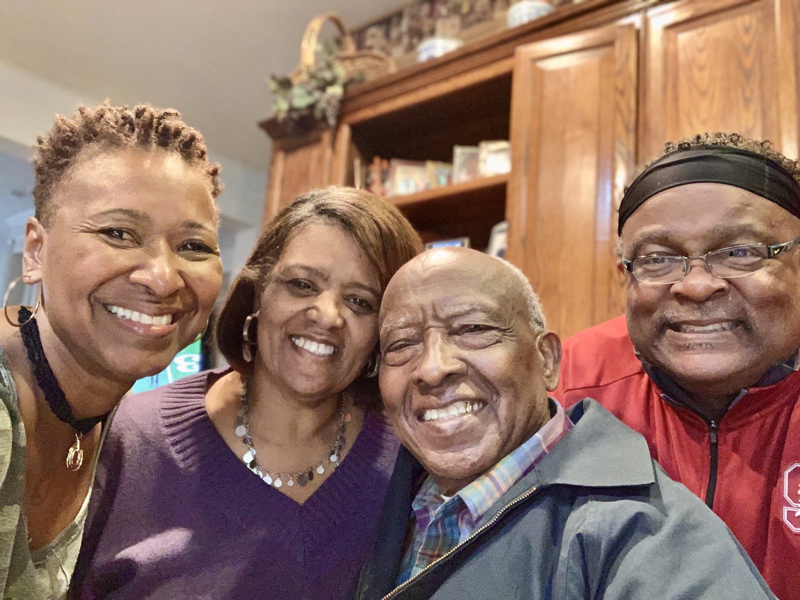 Family selfie across generations