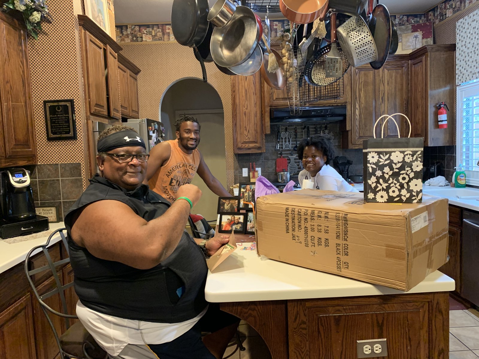 Michael Gaiter in the kitchen